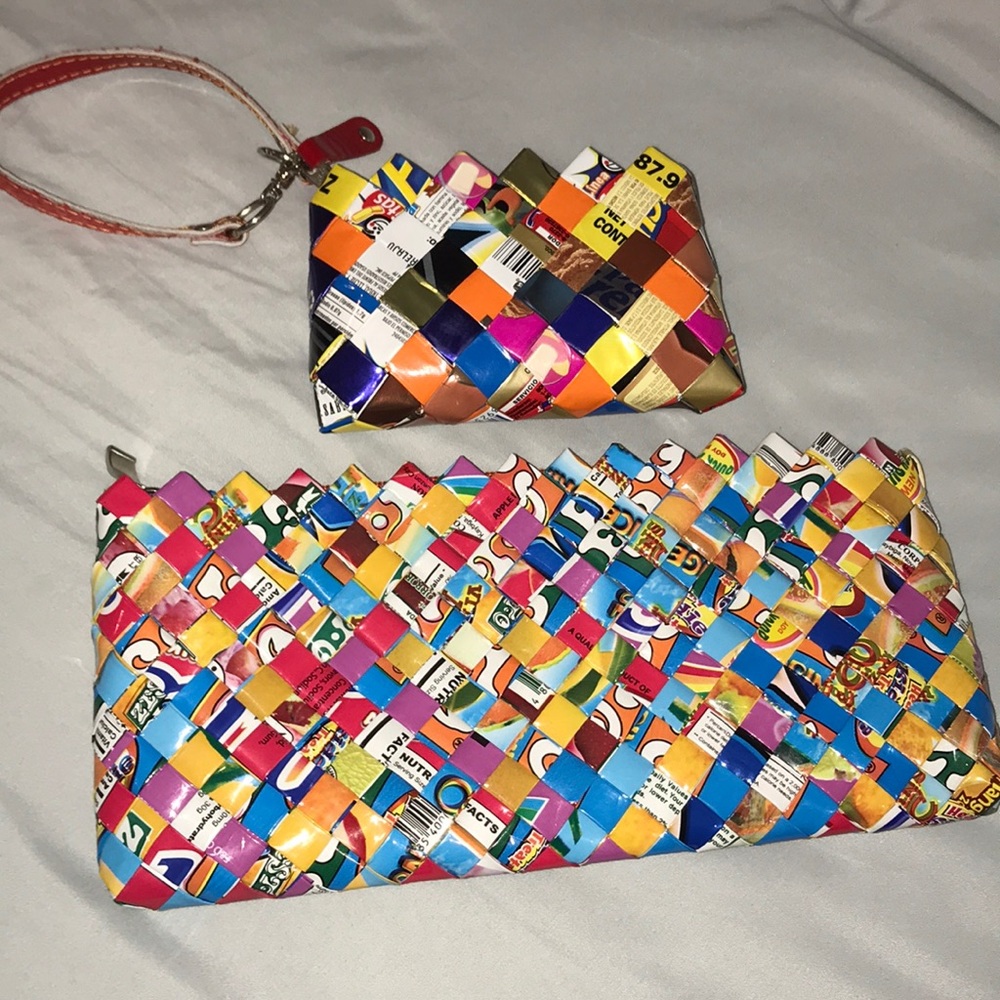 Recycled wristlets